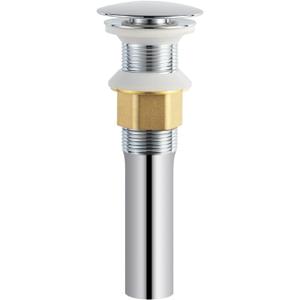 Akicon Push Button Copper Finish Bathroom Sink Drain Stopper Without Overflow