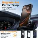 Magnetic for iPhone 17 Pro Max Case, [Matte Solid Color] [Full Camera Protection] Protective Case for iPhone 17 Pro Max - Black