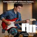 ZealSound Mini Guitar Amp with Bluetooth, 5W Portable Practice Amp with 4 Built-in Effects (Clean, Overdrive, Distortion, Reverb), USB Playback, Rechargeable Up to 8 Hours for Electric Guitar