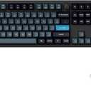 Keychron Q6 Pro Full Aluminum QMK/VIA Programmable Knob Bluetooth Custom Mechanical Keyboard, Full-Size KSA Double-Shot PBT Keycap Hot-Swappable K Pro Red Switch for Mac Windows Linux - Black