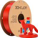3DHoJor PLA Pro (PLA+) Filament 1.75mm, 3D Printer Filament, Cardboard Spool, +/- 0.03mm Accuracy, Red, 1kg