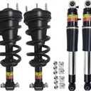 LUFT MEISTAR 19353951 23487280 4PCS Front & Rear Shocks Struts Assembly Magnetic Ride Control Suspension Compatible with Cadillac Escalade fits for Chevy Avalanche Tahoe Suburban Yukon XL 2007-2014