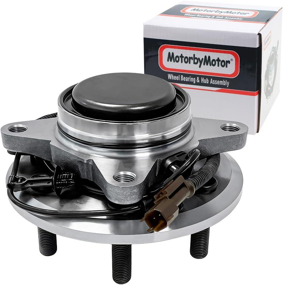 MotorbyMotor 515176 Front Wheel Hub and Bearing Assembly 2WD with 6 Lugs Fits for 2018-2020 Ford F-150 Expedition, Lincoln Navigator Wheel Bearing and Hub Assembly w/ABS RWD