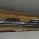 ZOCONE Tension Curtain Rod 51-148 In (4.25-12Ft), Long Outdoor Curtain Rod No Drilling for Patio Window, Adjustable Shower Curtain Rod for Bathroom, Never Rust, Tool-Free, Rod Diameter 1.26 In, Black