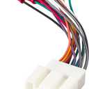 RED WOLF Stereo Wiring Harness Pre-Installed Wire Connectors Compatible with Ford 1999-2003 Ranger Explorer, 1998-2005 Lincoln Mercury Stereo Wire Cable Plug Install Aftermarket CD Player Receiver