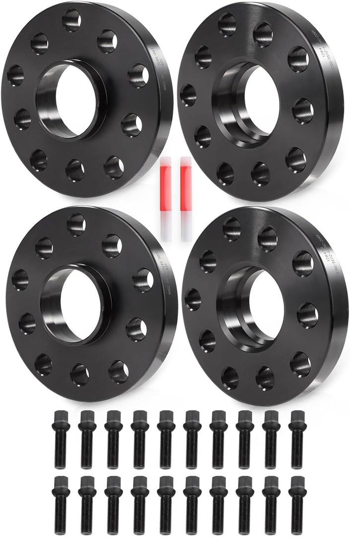 ECCPP 4PCS 5X100 & 5x112 5X100 & 5x112 Wheel Spacers Hub Centric 20mm 5 Lug for Beetle 2004-2019| for Golf 1999-2021| for Jetta 2000-2022