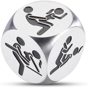 3 x Positions Sex Game Sex Dice, Valentines Day Gifts for Her Him Boyfriend Girlfriend, Valentines Adult SEX Dice Board Game, 6th 10th 11th Anniversary Giifts for Him, Bedroom Games for Couples Date Night