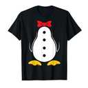 Penguin Kids Halloween Costume Design for Girls Large T-Shirt