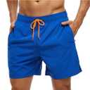 SILKWORLD Men's Swim Trunks Quick Dry Beach Shorts with Pockets, size XXL