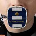 Goatee Shaper Template - Beard Shaping Tool & Guide for Men - Adjustable Goatee Trimming Stencil for Perfect Symmetrical Goatee Every Time | My Perfect Goatee
