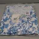 GRACE KARIN 2025 Women's Summer Floral Flowy A Line Midi Dresses Elegant Short Sleeve Smocked V-Neck Tiered Dresses S