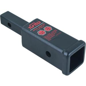 TOPTOW 64408 Trailer Hitch Receiver Adapter 1-1/4" to 2", Extender to 6-1/4" Extension Length