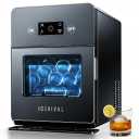 2" Clear Ice Ball Maker with ClearCore Technology,155pcs/Day,4 Ice Balls in 39 Mins,Countertop Sphere Maker with Automatic Water Supply＆Self-Cleaning,Enhanced Insulation for Whiskey & Bourbon