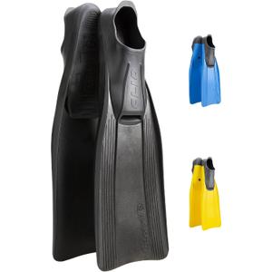 Everlasting Family Fins for Snorkeling & Diving | CLIO made in Italy by Cressi: quality since 1946, Black, 39/40
