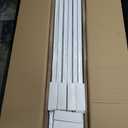 6PACK 1x4 LED Flat Panel Light Surface Mount, 3000/4000/5000k Selectable & TRIAC Dimmable5500LM 50W Flat Panel Light, Input AC 120V, 1x4 LED Lights Fixture for Garage/Kitchen/Office-White