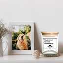 Dog Themed Gifts Candles - Lavender Scented Candle - Dog Mom Gifts for Women for Mothers Day - 100% Soy Wax, Long Lasting - pet Odor Eliminator Candle