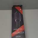 Hair Dryer Brush Blow Dryer in One, Upgraded 4 in 1 Hair Dryer and Styler Volumizer with Negative Ion Anti-frizz Ceramic Titanium Barrel Hot Air Hair Straightener Brush (Black/Pink)