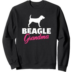Beagle Grandma Funny Beagle Lover Gift Outfit Sweatshirt, S
