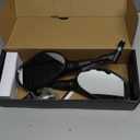 ATV Motorcycle Rearview Side Mirrors Universal 360 Degrees Ball-Type Adjustable 7/8" Handlebar Mount 8mm 10mm Adapters for ATV Scooter Moped Polaris Sportsman Honda Rincon