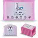 MA CHRIE Disposable Toilet Seat Covers, 60 Sheets (6 Packs x 10), Extra Large, Flushable, Travel & Family Friendly