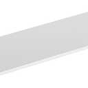 Small Floating Shelf for Wall Storage, Mini Display Shelf for Collectibles, Metal Wall Shelf for Bathroom/Living Room/Kitchen/Bedroom(White, 20IN)