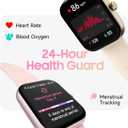 TOOBUR Smart Watch for Women, Alexa Built-in, Answer/Make Calls, 1.91" HD Screen Fitness Watch, IP68 Waterproof, 100 Sports, Heart Rate Monitor, Sleep Tracker, Smartwatch Compatible Android iOS, Beige