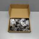 Ravinte 60 Pack 1-1/4 Inch Kitchen Cabinet Knobs - Matte Black Zinc Drawer Pulls and Door Handles for Dressers