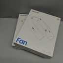 2 x Gaiatop Portable Neck Fan, 40 Stretch Neck Cooler with 360 Surrounding Cooling, 1-100 Speed Scroll Switch Hands Free Personal Fans H1 Turbo Mode for Outdoor Travel Office Gym Gifts for Dad Mom, Blue