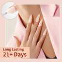 5 x JODSONE Professional 16.5ml Light Nude Soak Off Gel Polish U V Cured Nail Lacquer for Salon Quality Manicures at Home Chip Resistant Long Lasting Nail Art Polish