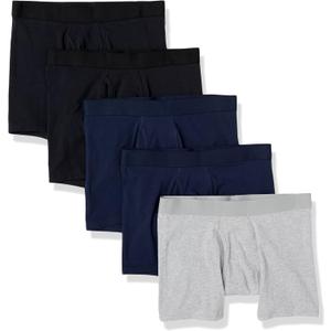 Amazon Essentials Men's Cotton Jersey Boxer Briefs (Available in Big & Tall) (S)