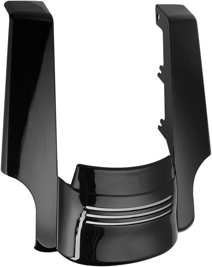 Motorcycle Rear Fender Extension Stretched Filler for Harley Street Glide Road Glide 2009-2013 (Gloss black)