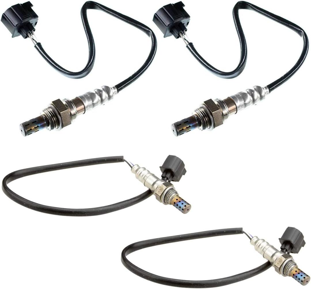 Set of 4 Upstream and Downstream O2 Oxygen Sensor Replacement for Jeep Wrangler JK Series 2007-2009 V6 3.8L Only