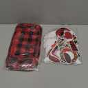 Christmas Refrigerator Door Decorations Set Includes 23 Pieces Christmas Gnome Magnets and 4 Pieces Xmas Dishwasher Covers, Xmas Refrigerator Handle Covers Set for Fridge, Metal Door, Cabinets