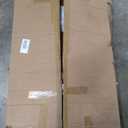 LITTLE TREE 47.2" Coffee Table, 2-Tier Coffee Table with Storage, Safe Rounded Corners, Square Modern Farmhouse Table for Living Room, Bedroom, Kids Room, 47.24" W x 23.62" D, Brown