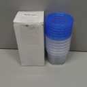 Freezer Storage Containers, [6 Pack-16 Oz] Airtight Plastic Food Storage Containers with Twist Top Lids, Soup, Meal Prep Containers | BPA Free | Stackable | Leakproof | Microwave/Dishwasher Safe