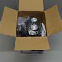 BLACK+DECKER Personal Ceramic Heater, Space Heater for Office Desk, Home Office & Personal Use Desk, 2 Heat & Fan Only Settings, Adjustable Thermostat, BHDC201, Black