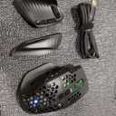 SOLAKAKA SM809 Pro Gaming Mouse with 9 Side Buttons,24000 DPI RGB Mouse for Gamer,16 Programmable Macros MMO Mouse,Black