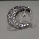 Yookeer Crescent Moon Lamp Wooden Eid Table Night Light Decor 10'' Ramadan Mubarak Moon Shaped Lamp USB Wooden Ramadan LED Lights Table Decoration for Muslims Islamic Bedroom Home Decor Gift