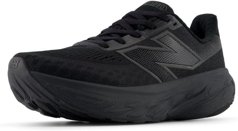 New Balance Women's Fresh Foam X 1080 V14 Running Shoe (9, Black/Black Metallic/Phantom)