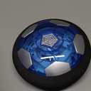 Hover Soccer Ball Boy Toy, Air Powered Floating Hover Soccers with LED Light, Kids Training Soccer Ball Indoor Outdoor Game, Birthday Gifts for Age 3 4 5 6 7 8-10 Years Old Boys Girls (Blue)