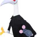 2 x Summer Porch Goose Outfits Porch Goose Accessories 80s 90s Hip Hop Costume Outfit Clothes for 23'' Cement Goose Statue