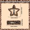 2 x Teenitor 4Pcs Hair Clips Star Hair Clips, Hair Accessories, Snap Hair Clips For Women Girls