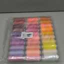 Sewing Thread 60 Colors Sewing Industrial Machine and Hand Stitching Cotton Sewing Thread (60 Color)