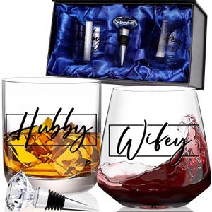 Couple Gifts for Wedding Engagement, Mr and Mrs Gift, Bridal Shower gifts, Cool Couples Gifts Wishes for Couples Newlywed Mr and Mrs Him and Her