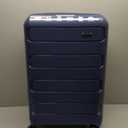 Traveler's Choice Pagosa Hardshell Expandable Luggage with Spinner Wheels, Navy, 26-Inch Medium