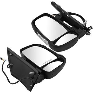Left and Right Side Mirrors Fits for Ram Promaster 1500 2500 3500 2014-2024, Driver and Passenger Side