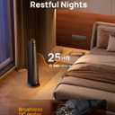 DREO Space Heater Large Room, 30" Electric Heaters with Remote, 120 Oscillation, Adjustable Thermostat, 5 Heat & 3 Fan levels, 8 Safety Protections, 25dB Quiet, 1-12H Timer, Heater for Office, Black