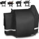 Utheer Grill Cover for Pit Boss 820 Deluxe, Pro Series 850, Z Grill 700 Series, Heavy Waterproof BBQ Grill Cover for 820D PB820FB Wood Pellet Grill, 600D Heavy Duty Fabric