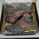 SUREWAY Men's 6" Soft/Steel Toe Heavy Duty Waterproof Work Boot,Roofing,Hunting,Leather,Lace Up,EH Construction Industrial Ankle Safety Men Work Boots,Slip Resistant Comfortable Outsole, Size 9