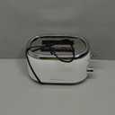 MELLERHOME Retro Toaster 2 Slice, 7 Browning Levels, 3 Functions (Reheat, Defrost, Cancel), Stainless Steel Features, Removable Crumb Tray, Under Base Cord Storage, White Toaster Kitchen Appliances